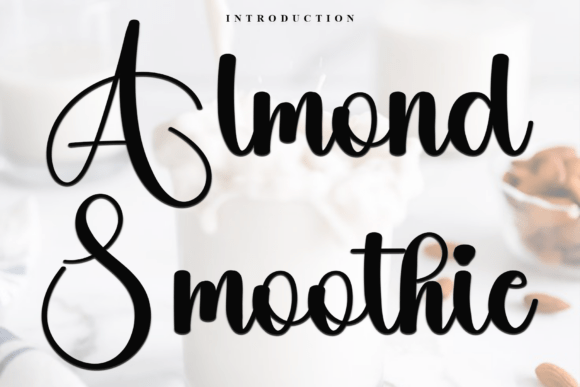 Almond Smoothie Font: Adding Festive Warmth to Editorial Design
