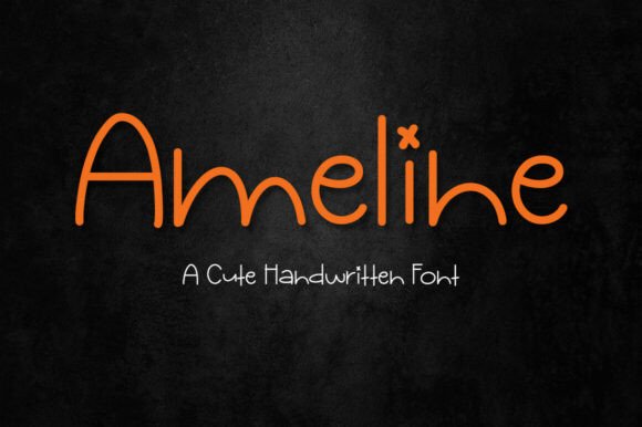Ameline Font Review: Elegant Script for Luxury Branding