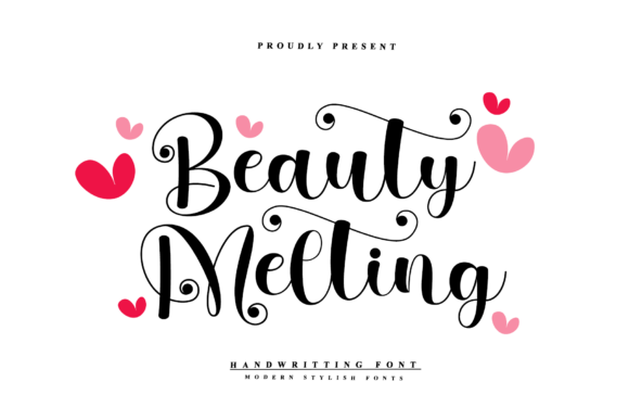 Beauty Melting Font: A Script Typeface for Editorial Design