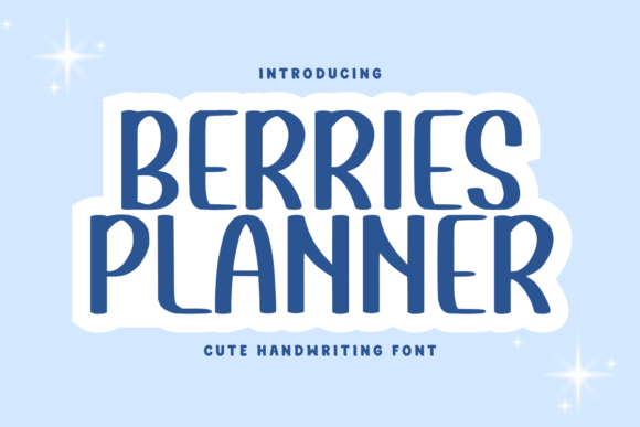 Berries Planner Font: A Soft Script for Editorial Design