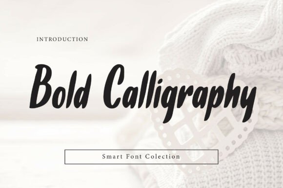 Bold Calligraphy Font: Heavy Ink Script for Makers