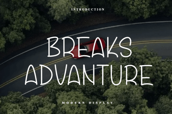 Breaks Advanture Font: Authentic Branding for Small Business