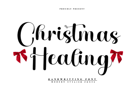 Christmas Healing Font: Elegant Script for Editorial Design