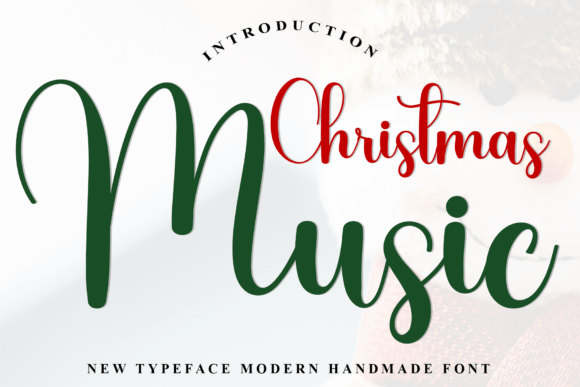 Christmas Music Font: Festive Typography for Editorial Design