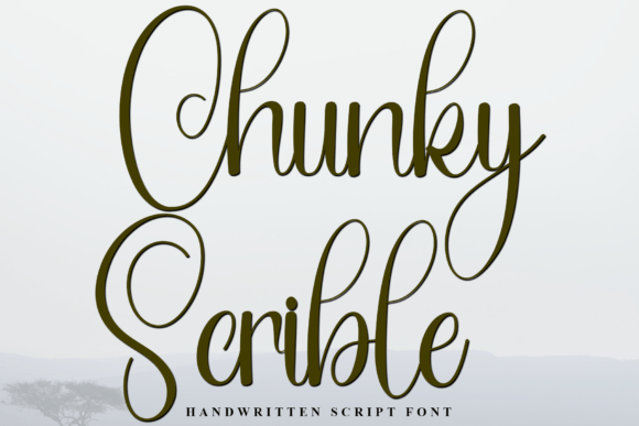 Chunky Scribble Font: Warmth in Editorial Design