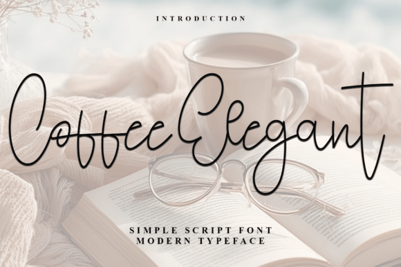 Coffee Elegant Font: Festive Typography for Campaigns