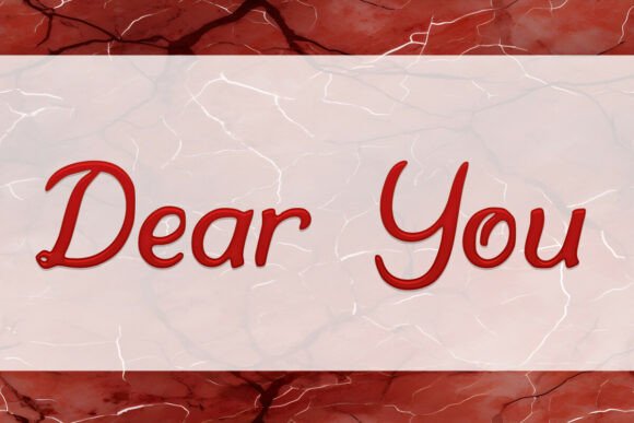 Dear You Font: Elevating Handmade Labels and Merch
