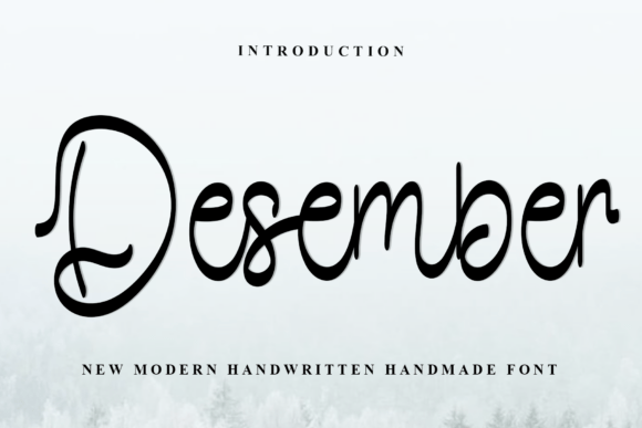 Desember Font: Festive Typography for Editorial Design
