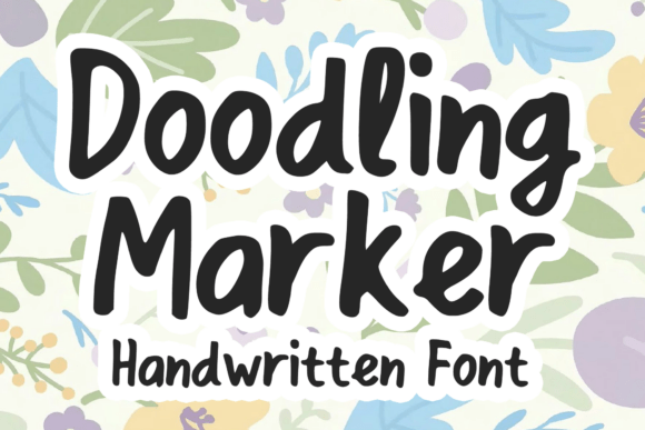 Doodling Marker Font: Elevating Web Design with Hand-Lettered Charm