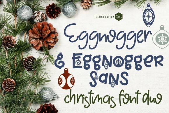 Eggnoger Duo Font: Cozy Typography for Web Design