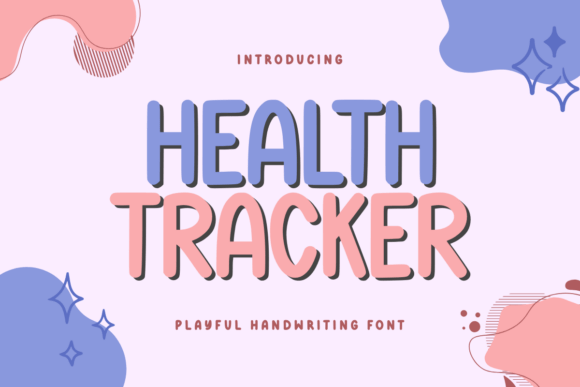 Health Tracker Font: A Handwritten Typeface for Branding
