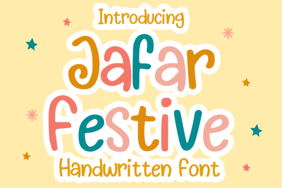 Jafar Festive Font: Whimsical Branding for Small Business