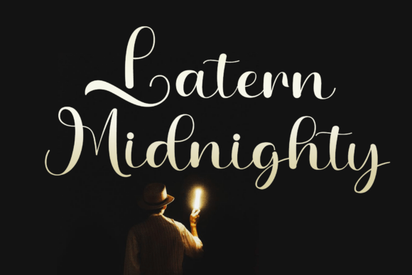 Latern Midnighty Font: Elegant Script for Digital Campaigns