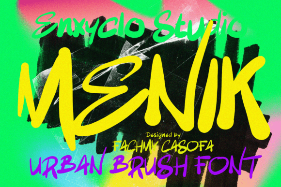 Menik Font Review: Testing an Urban Brush Typeface