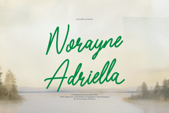 Norayne Adriella Font: Handwritten Charm for Makers