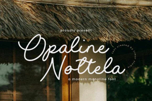 Opaline Nottela Font: Clean Style for Campaigns