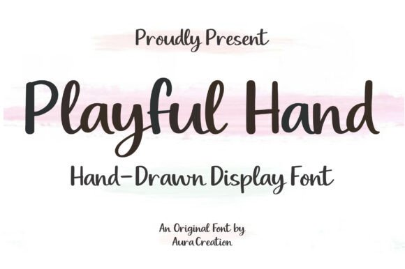 Playful Hand Font: Charming Type for Crafters