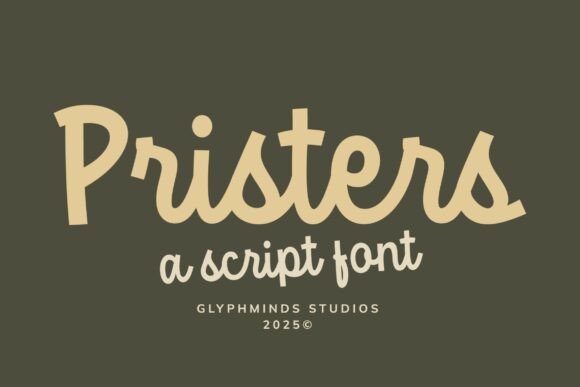 Pristers Font: A Friendly Script for Brand Identity
