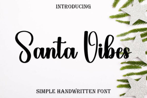 Santa Vibes Font: Adding Festive Elegance to Web Design