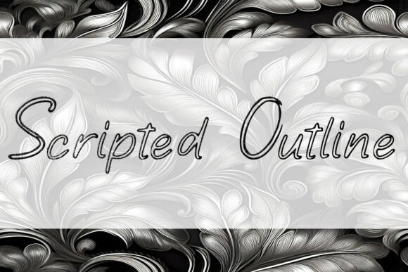 Scripted Outline Font: A Web Designer’s Layout Review