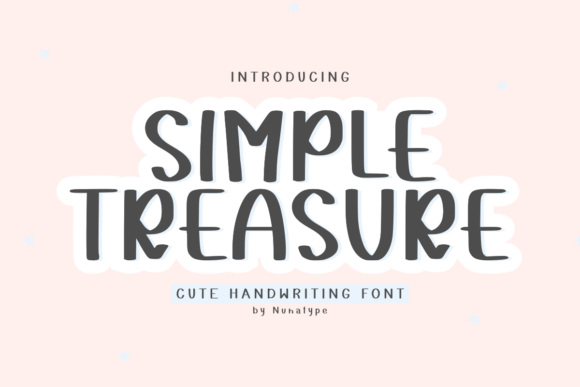 Simple Treasure Font: Soft Handwriting for Editorial Design