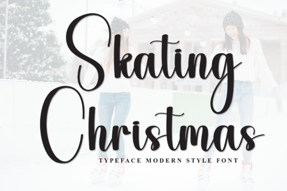 Skating Christmas Font: Elevating Small Business Branding