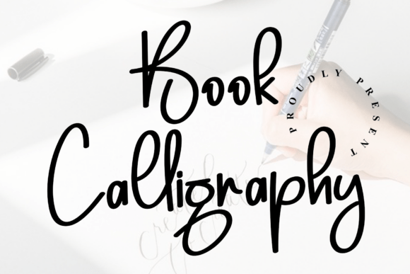 Testing Book Calligraphy Font for Boutique Branding
