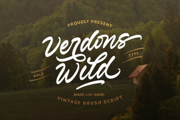 Verdons Wild Font: A Bold Script for Brand Identity